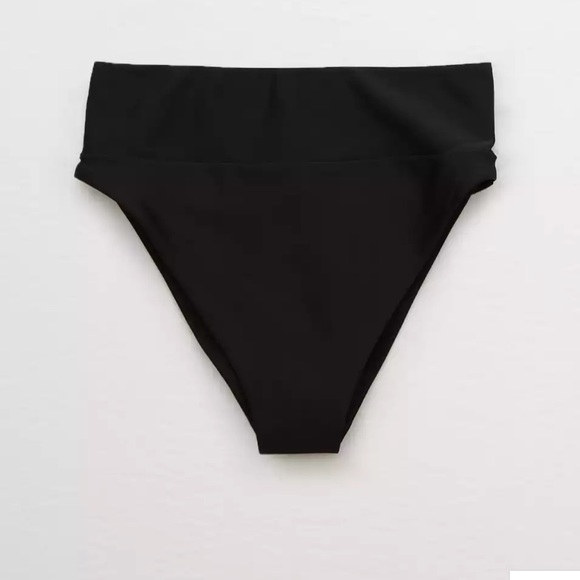 Aerie High Cut Cheeky Bikini Bottom (Size: M) - Picture 2 of 6